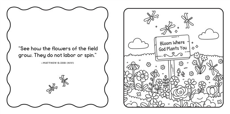 Simple Gifts Christian Coloring: Garden Glory