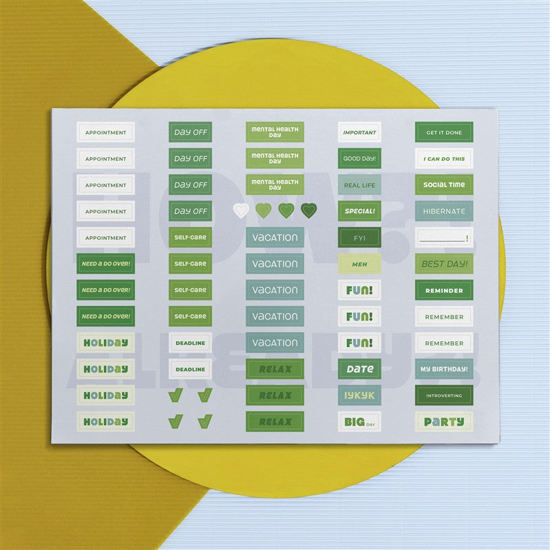 What Month Is It Anyway? 18-Month Desktop Calendar (Jul. 2024 - Dec. 2025)