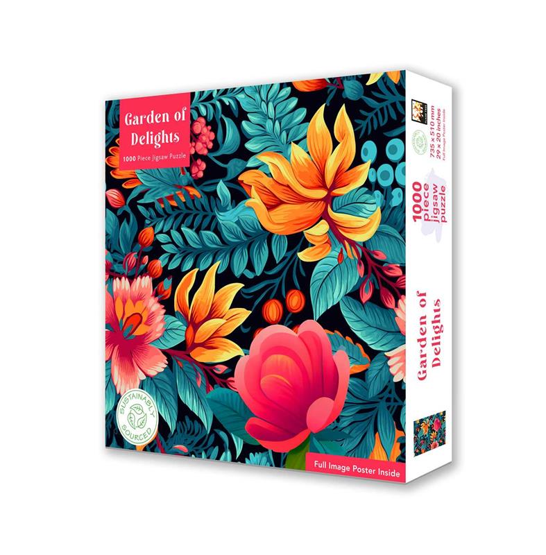 Puzzle durable pour adultes Jardin des délices
