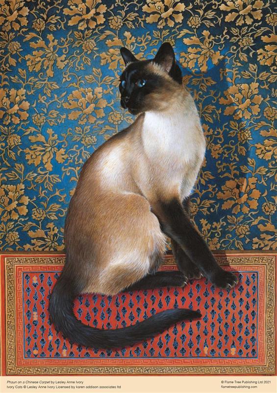 Puzzle adulte Lesley Anne Ivory : Phuan sur un tapis chinois (500 pièces)