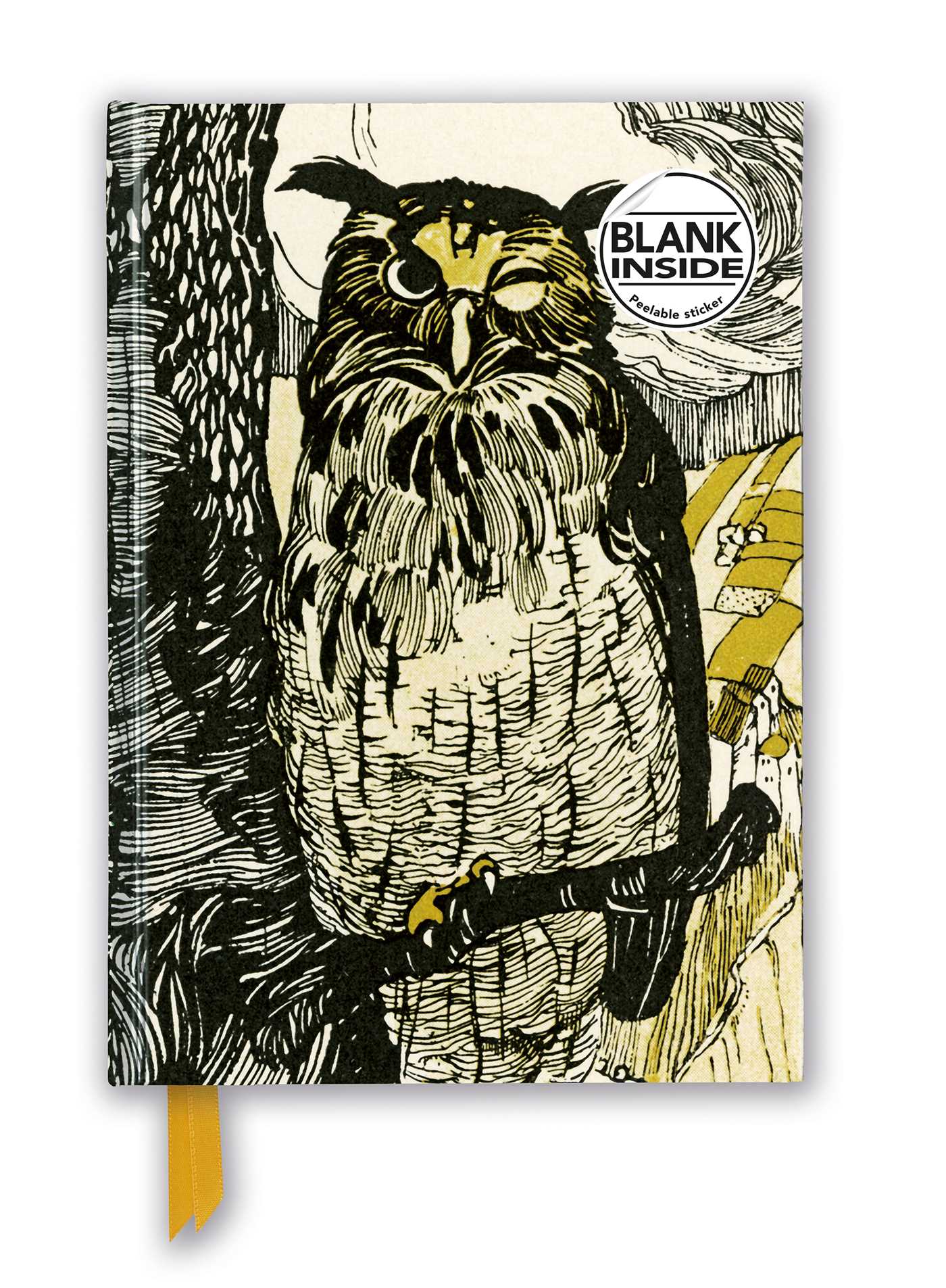 Contes de fées de Grimm : Hibou qui fait un clin d'œil (journal vierge en papier d'aluminium)