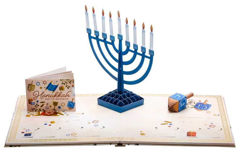 Hanukkah Pop-Up Menorah