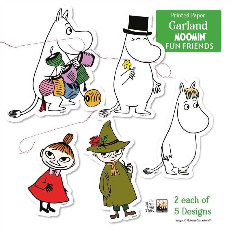 Moomin Fun Friends Paper Garland
