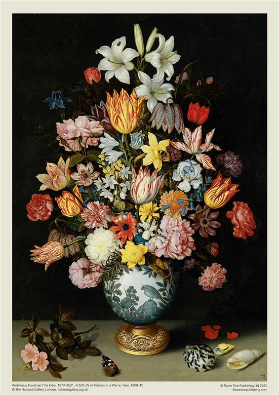 Puzzle pour adultes National Gallery : Bosschaert l'Ancien : Nature morte de fleurs