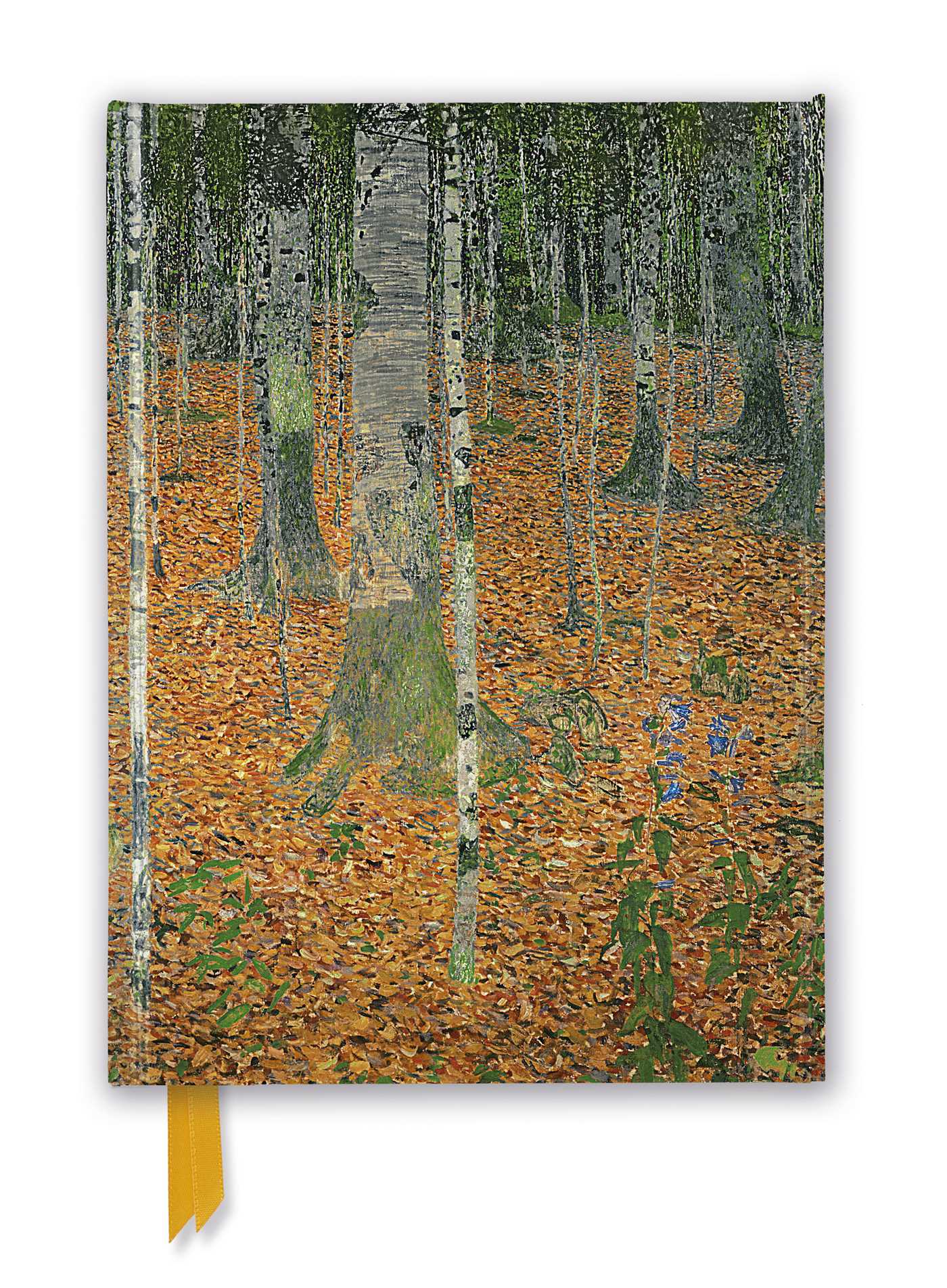 Gustav Klimt : Le bois de bouleaux (journal en papier d'aluminium)