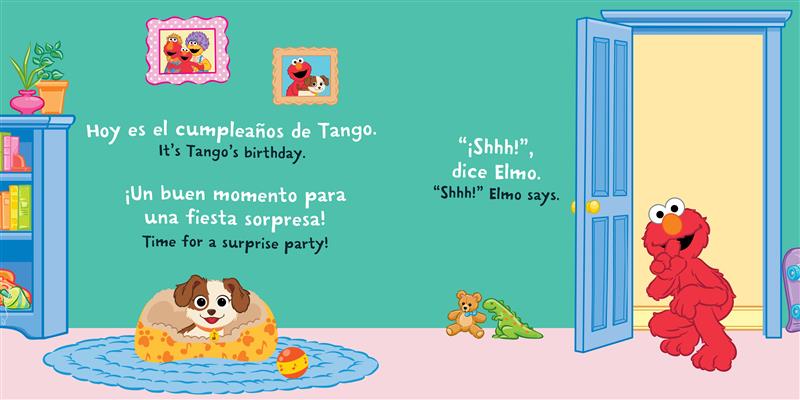 Indestructibles: Sesame Street: Bilingual English/Spanish Elmo dice: ¡Sorpresa! / Elmo Says Surprise!