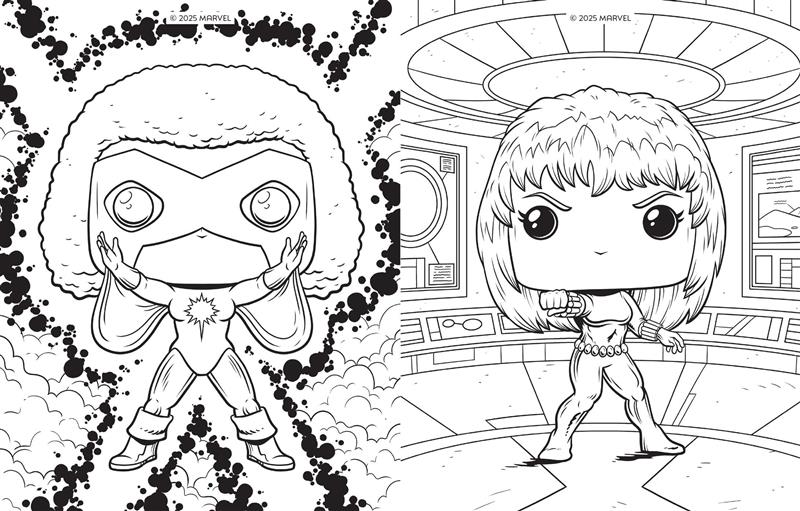 Marvel: The Official Avengers Funko POP! Coloring Book