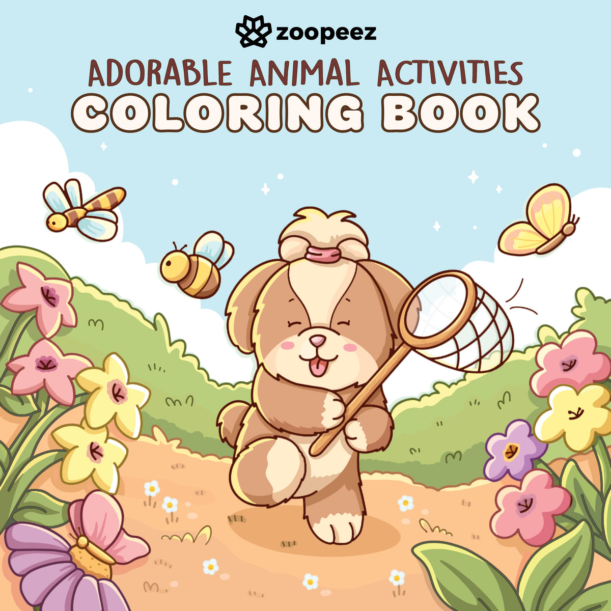 Adorable Animal Activities Coloring Book