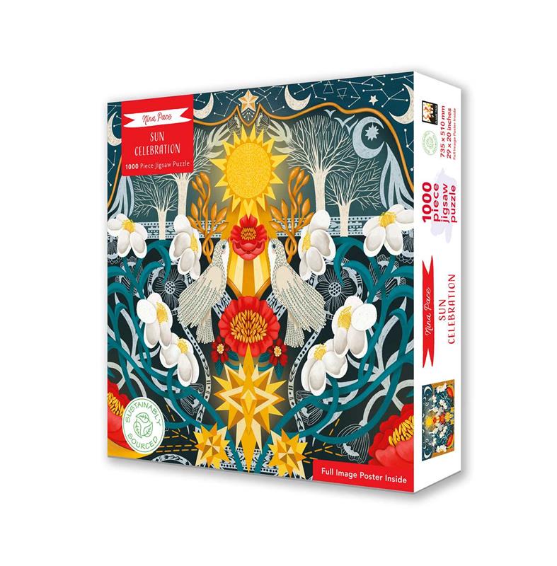 Adult Sustainable Jigsaw Puzzle Nina Pace: Sun Celebration