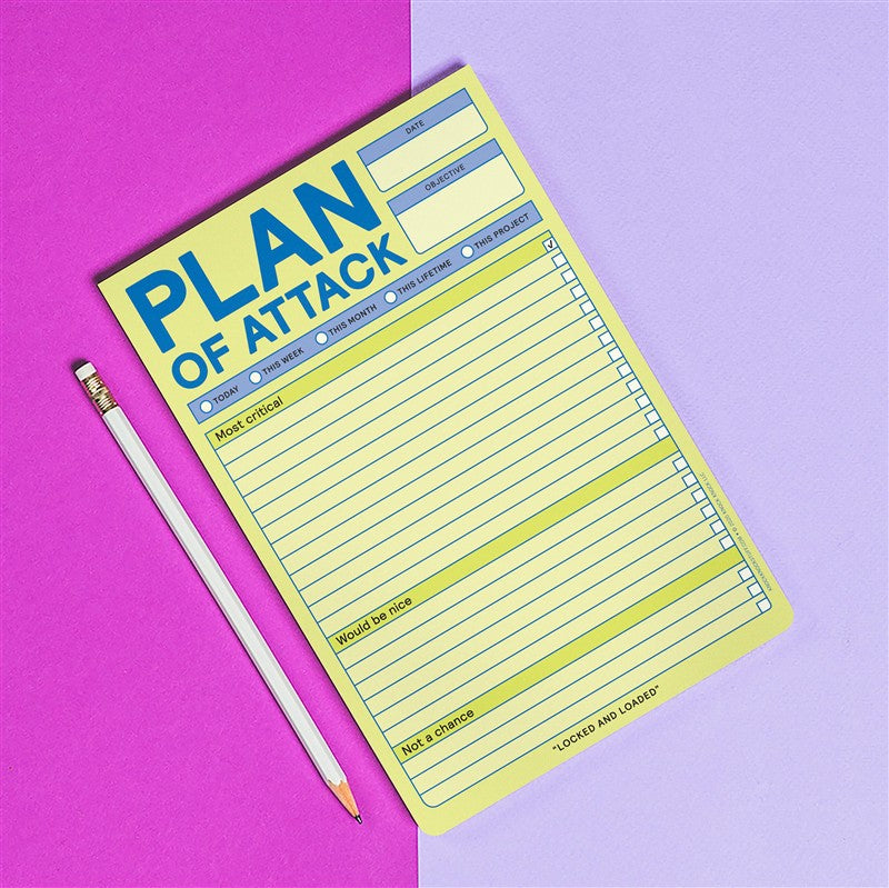 Plan of Attack Pad (Pastel Version)
