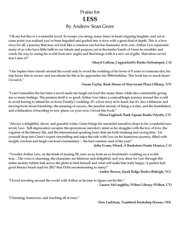 Less (Winner of the Pulitzer Prize)