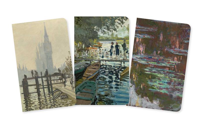 National Gallery : Monet Coffret de 3 carnets Midi