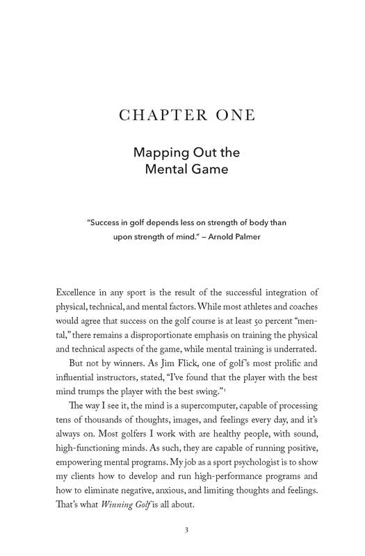 Winning Golf