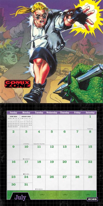 Calendrier mural Sega Genesis 2023