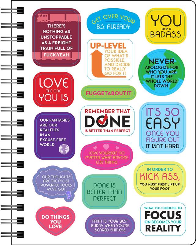 You Are a Badass Deluxe Organizer 17-Month 2025-2026 Weekly/Monthly Planner