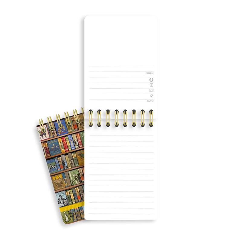 Bodleian Libraries: High Jinks Bookshelves (Spiral Bound Pocket Notebook)