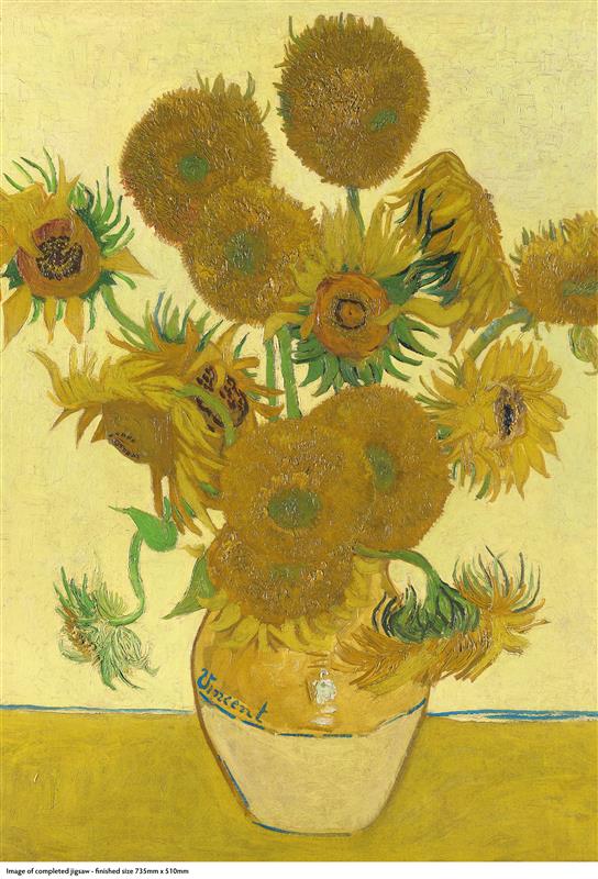 Puzzle pour adultes National Gallery : Vincent van Gogh : Tournesols