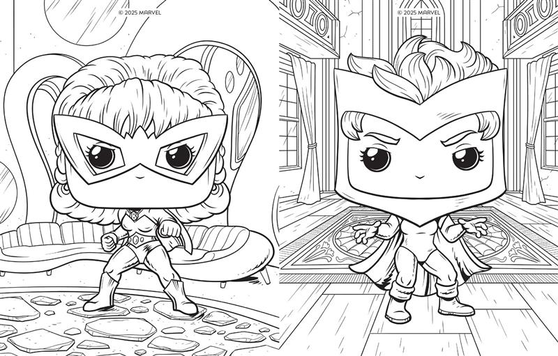 Marvel: The Official Avengers Funko POP! Coloring Book