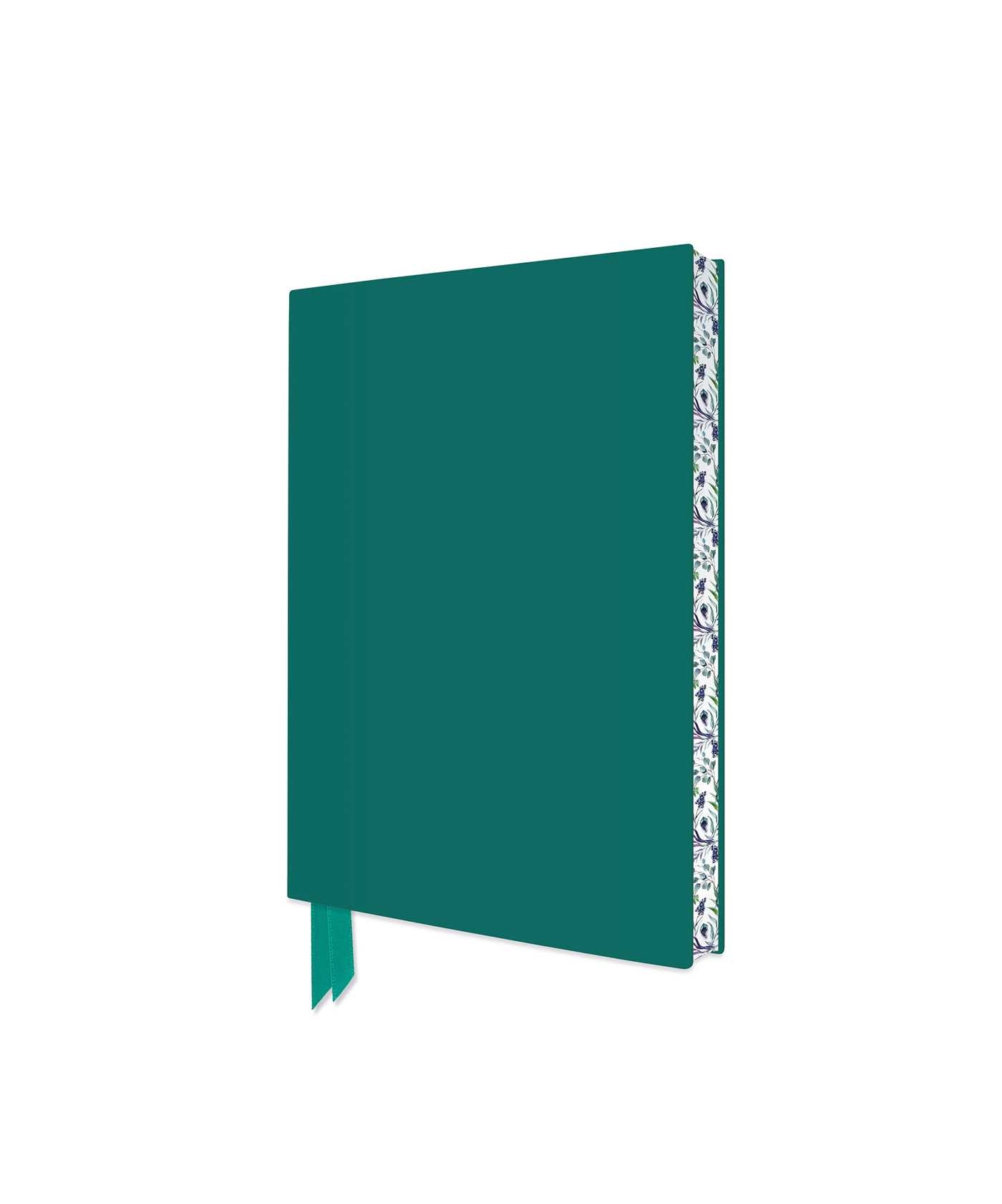 Journal de poche artisanal bleu sarcelle (Flame Tree Journals)
