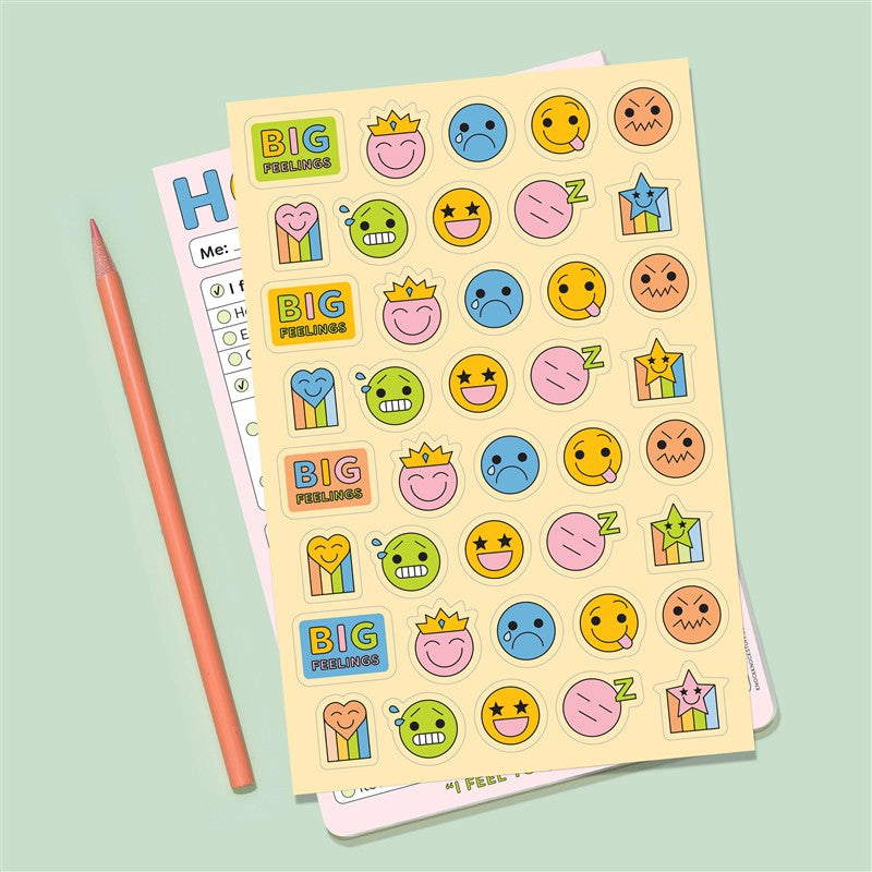 How I Feel Today Playtime Pad with Sticker Sheet