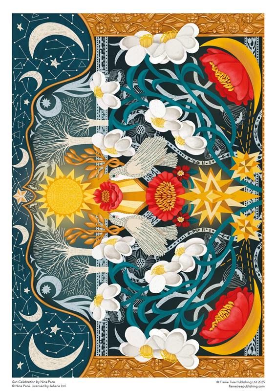Adult Sustainable Jigsaw Puzzle Nina Pace: Sun Celebration