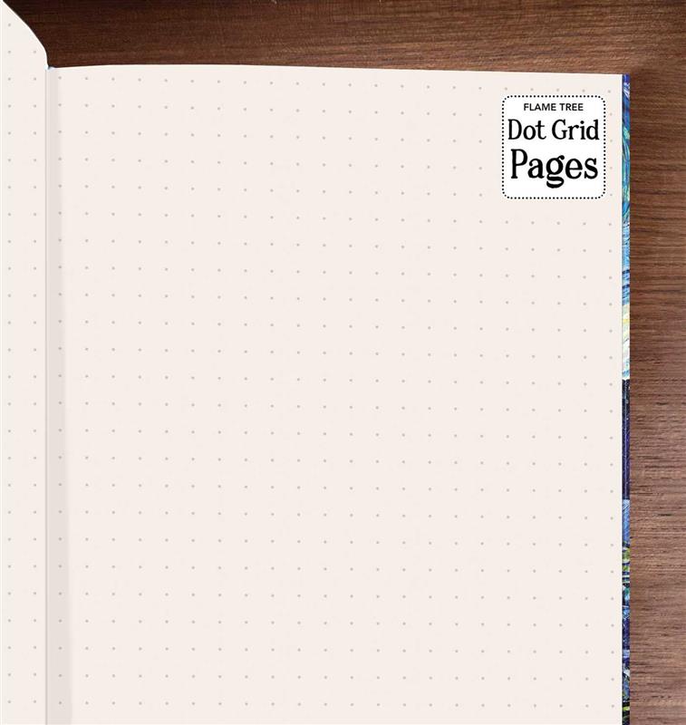 Vincent van Gogh: The Starry Night (Foiled Dot Grid Journal)