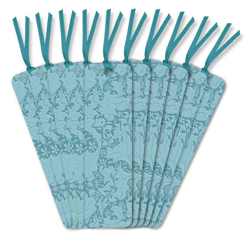 William Morris: Wallflower Artisan Art Vegan Leather Bookmarks (pack of 10)