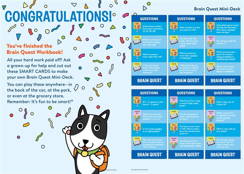 Brain Quest Workbook: 1st Grade Revised Edition (Revised)