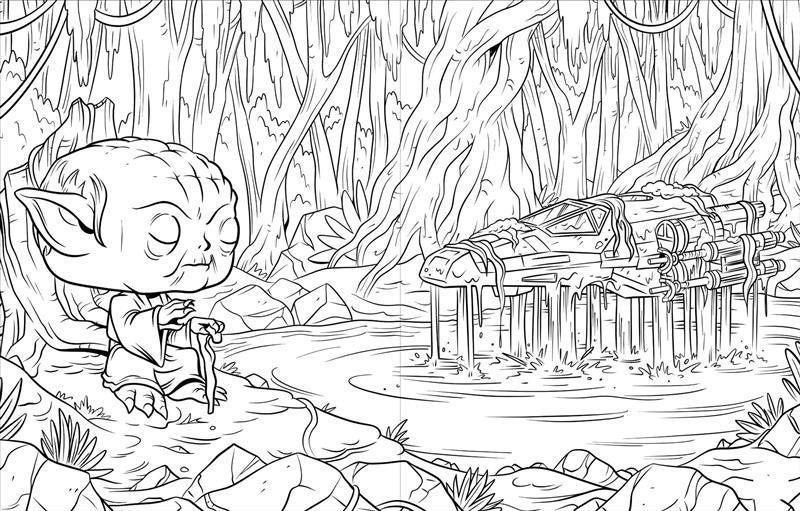 Star Wars: The Official Funko POP! Coloring Book