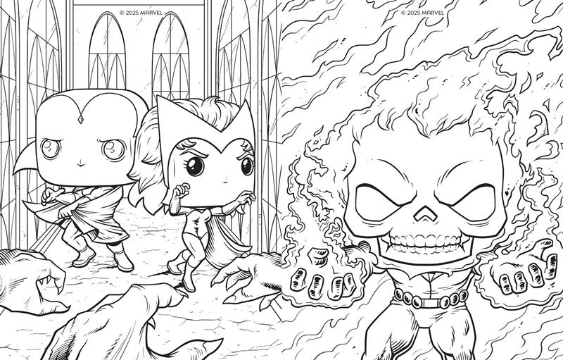 Marvel: The Official Avengers Funko POP! Coloring Book