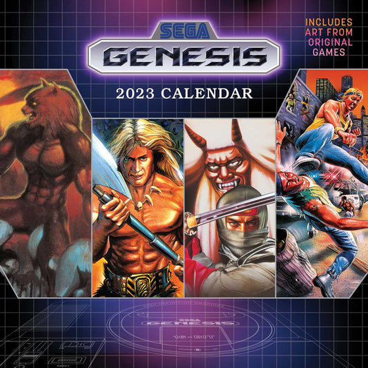 Calendrier mural Sega Genesis 2023