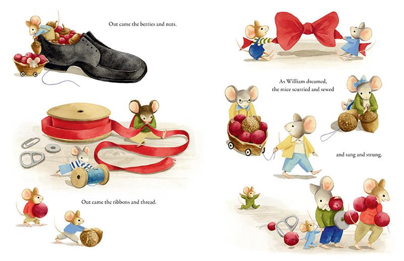 Noël avec la famille des souris