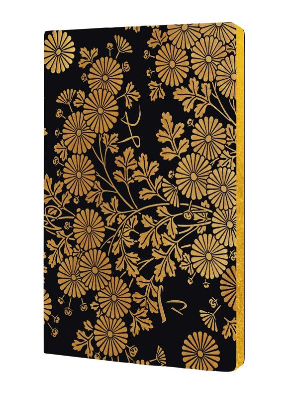 Uematsu Hobi : Coffret décoré de chrysanthèmes (Soft Touch Journal)