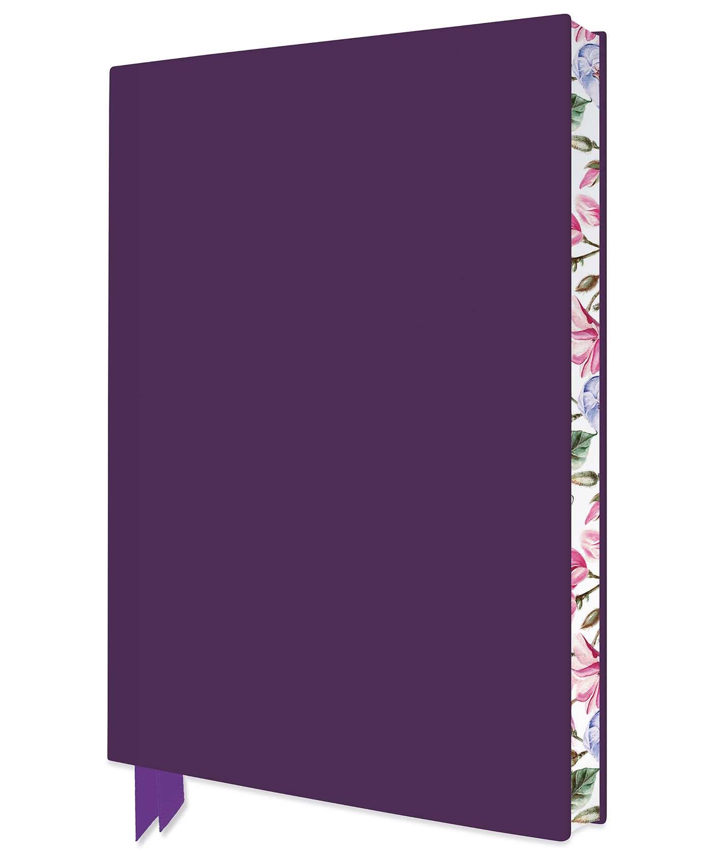 Carnet de croquis artisanal violet