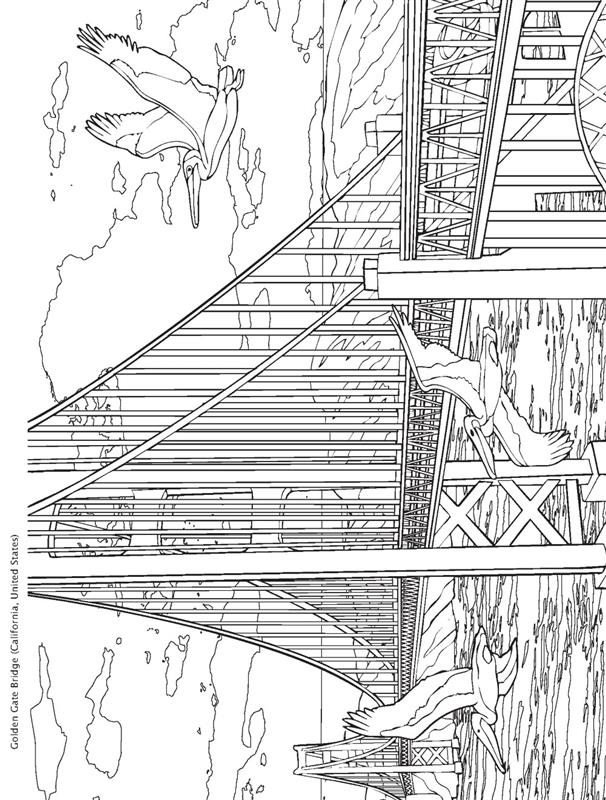 Creative Haven Bridges Coloring Book