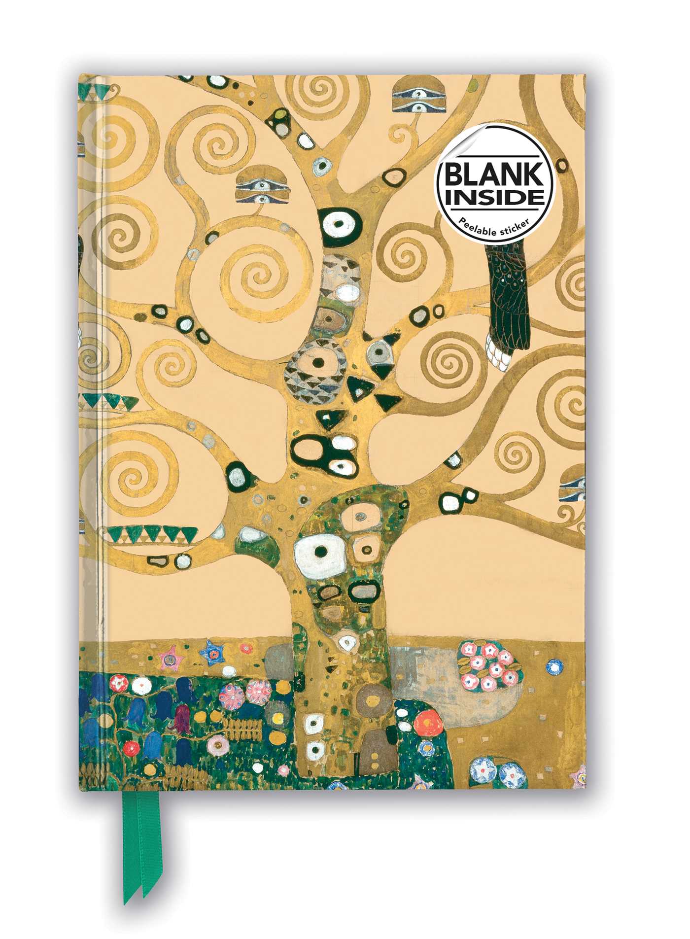 Gustav Klimt : L'arbre de vie (Journal vierge avec dorure)