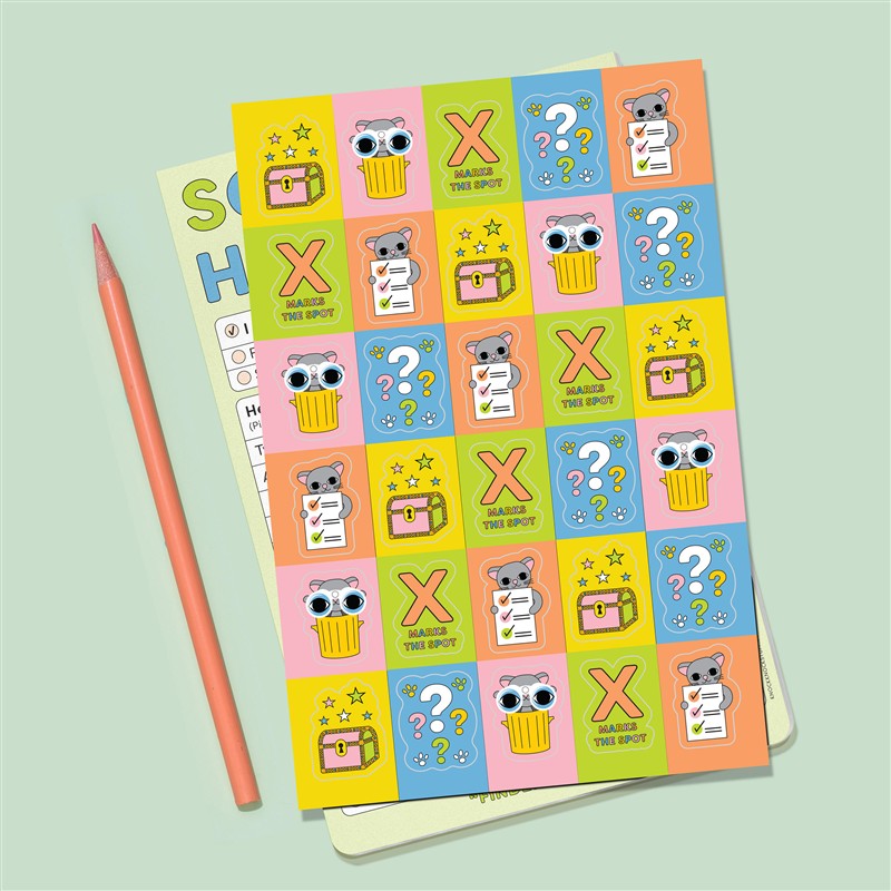 Scavenger Hunt Playtime Pad with Sticker Sheet