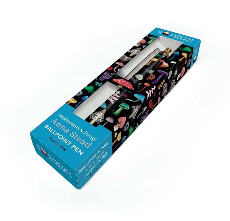 Anna Stead: Mushrooms & Fungi Boxed Decorative Ballpoint Pen