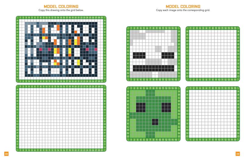 The 8-Bit Pixel World Coloring Book