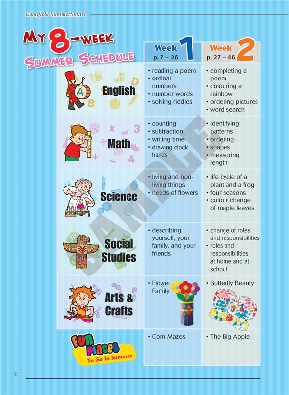 Complétez SummerSmart : de la maternelle à la 1re année