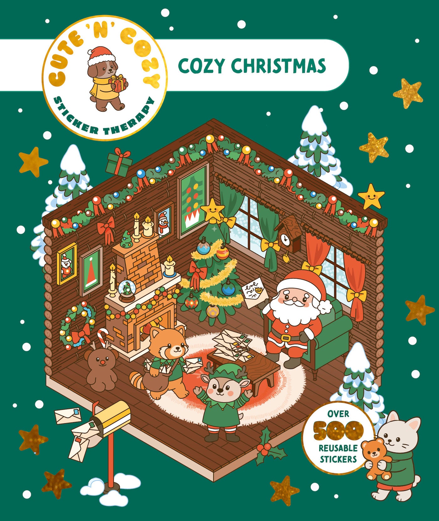 Cute 'n' Cozy Sticker Therapy: Cozy Christmas