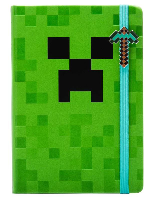 Minecraft: Diamond Pickaxe Enamel Charm Bookmark