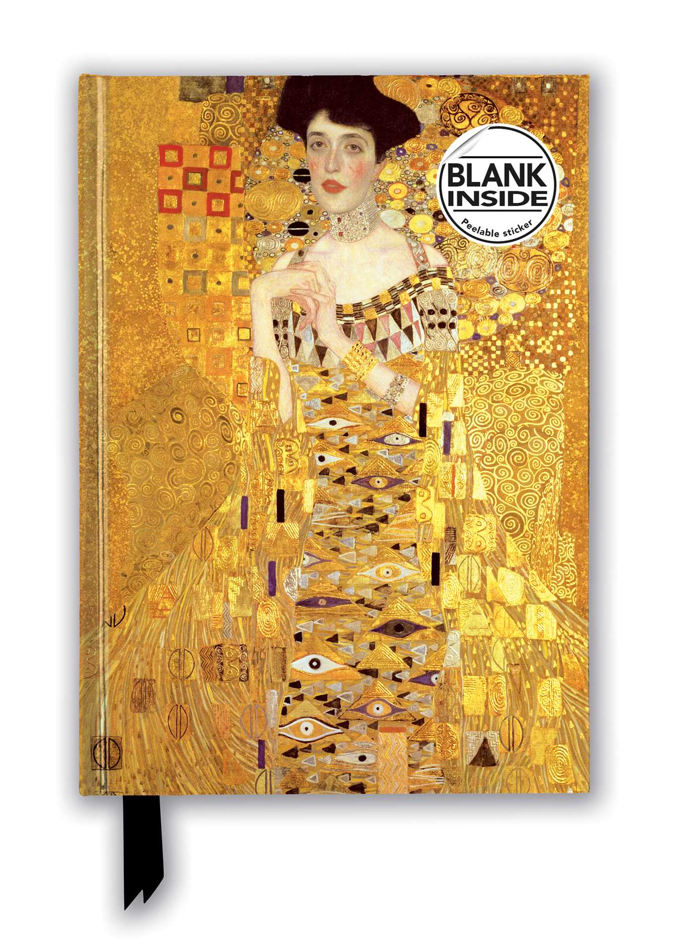 Gustav Klimt : Adèle Bloch Bauer I (Journal vierge en papier d'aluminium)