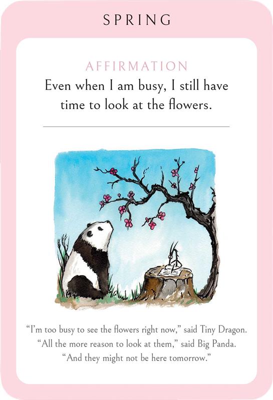 Big Panda and Tiny Dragon Affirmation Cards