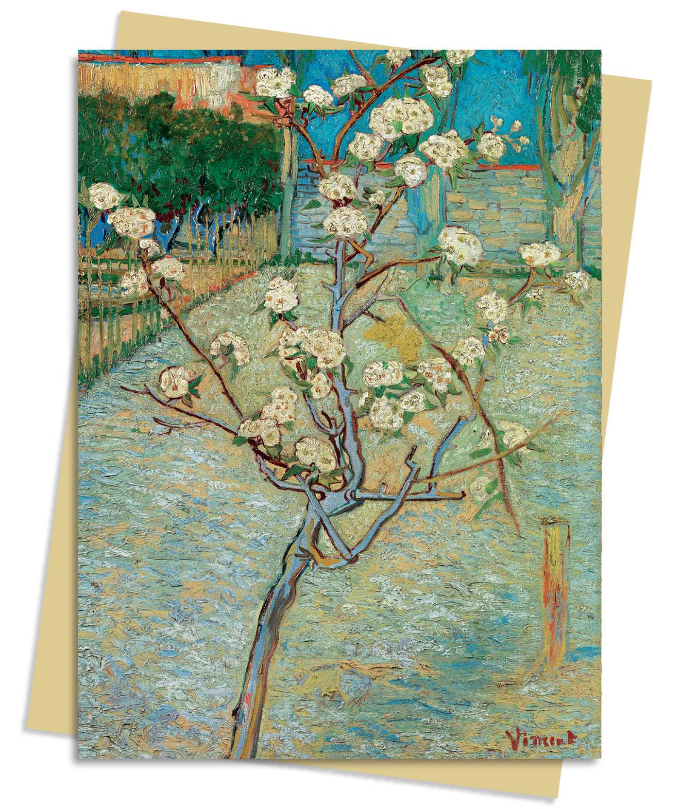 Vincent van Gogh : Pack de cartes de vœux Petit poirier en fleurs