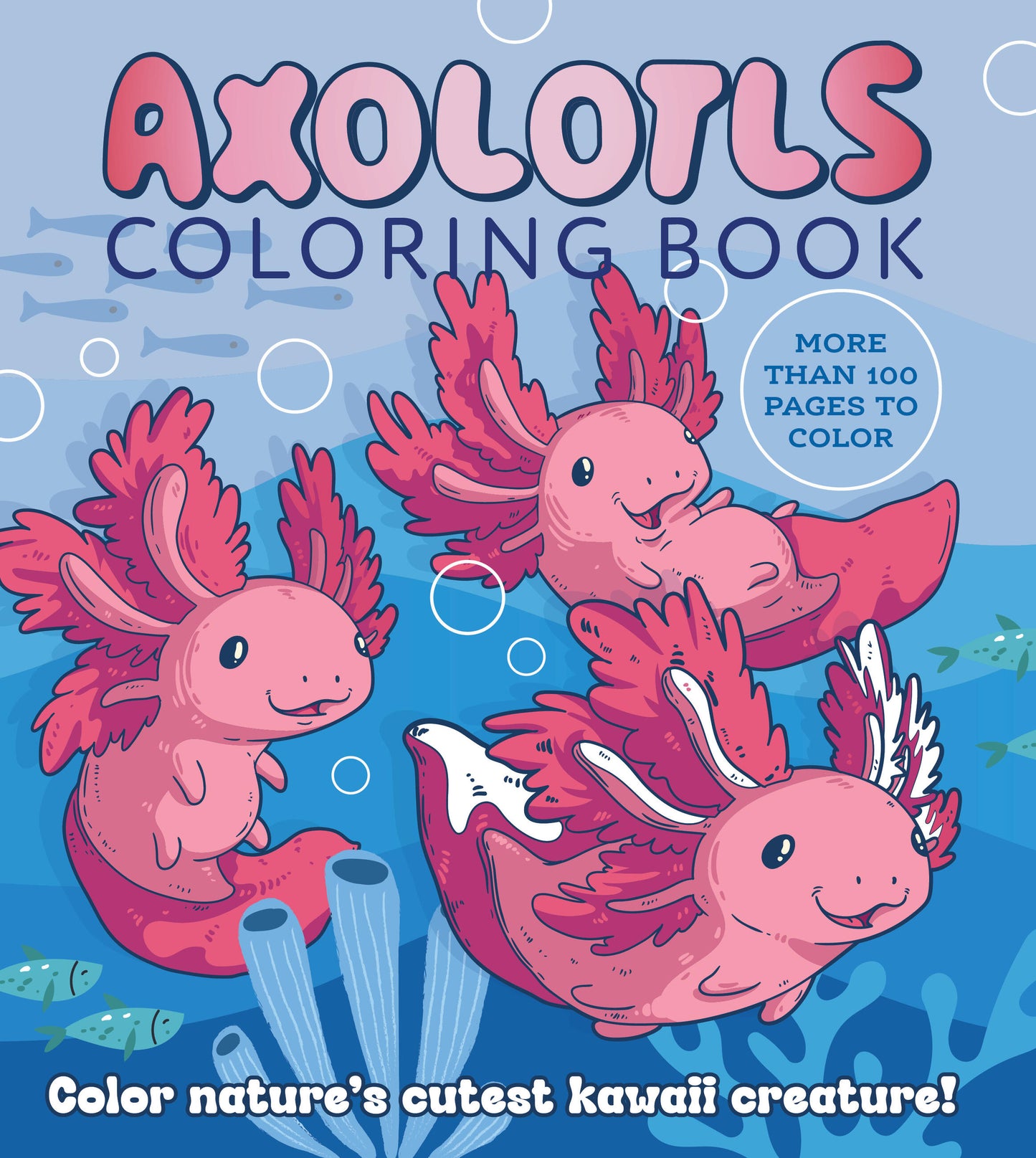 Livre de coloriage Axolotls