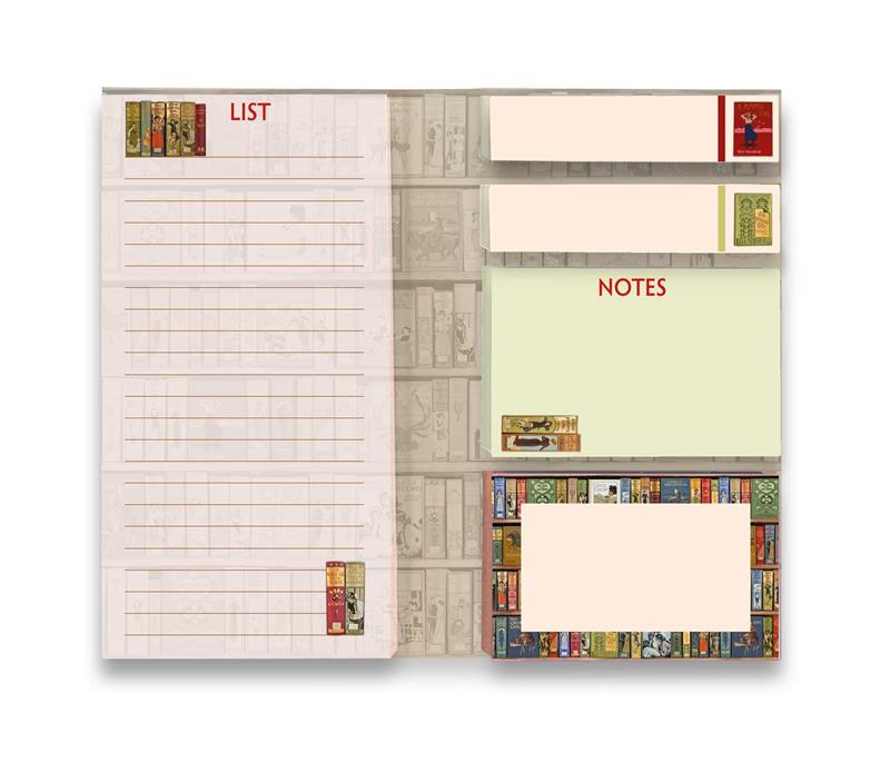 Bodleian Libraries: High Jinks Bookshelves Flame Tree Sticky Notes Folder