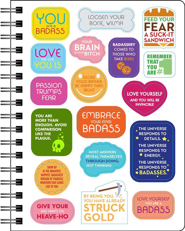You Are a Badass Deluxe Organizer 17-Month 2025-2026 Weekly/Monthly Planner