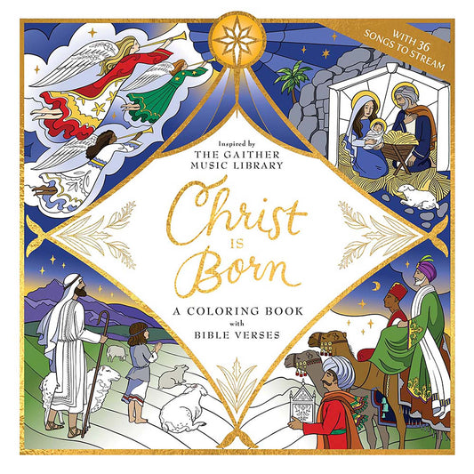 Christ Is Born: A Coloring Book with Bible Verses