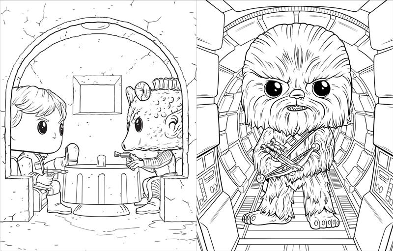 Star Wars: The Official Funko POP! Coloring Book